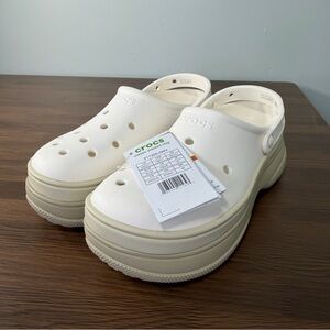 CROCS Classic Stacked Clog - Chalk NWT Women’s 11, Men’s 9